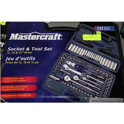 NEW MASTERCRAFT 131-PC SOCKET & TOOL