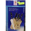 Image 1 : HENCKEL'S PROFESSIONAL 6-PC KNIFE BLOCK