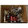 Image 1 : BOX WITH TRAIN DECANTER,BARREL DECANTER AND CUPS