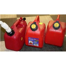 LOT OF 3-JERRY CANS