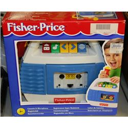 CLASSIC FISHER PRICE CASSETTE & MICROPHONE