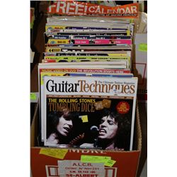 BOX W/25 NEW GUITAR MAGAZINES EACH