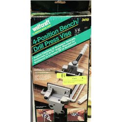 WOLFCRAFT 4 POSITION BENCH DRILL PRESS VISE