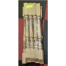LOT OF 14 OAK SPINDLES
