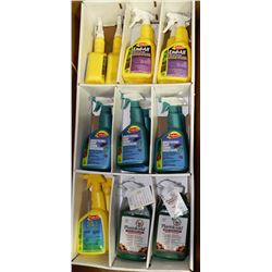 DISPLAY WITH 18 BOTTLES OF INSECTICIDE,3'N'1