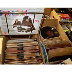 TWO BOXES OF 78 SPEED RECORDS