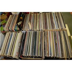 6 BOXES OF ASSORTED RECORDS