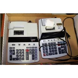 PAIR OF CANON ACCOUNTING CALCULATORS