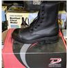 Image 1 : DYNAMIC BLACK STEEL TOE BOOTS SIZE 8.5