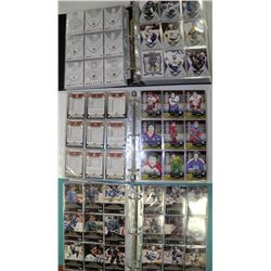 3 BINDERS OF HOCKEY CARDS INCLUDES ROOKIE CARDS &