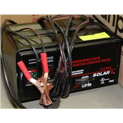 SOLAR BATTERY CHARGER AND ENGINE STARTER