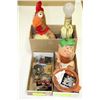 Image 1 : THREE FLATS OF COLLECTIBLES & DECOR