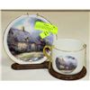 Image 1 : THOMAS KINKADE MOONLIGHT COTTAGE CHINA SET WITH