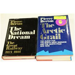 LOT OF 2 PIERRE BERTON BOOKS INCL. THE GREAT
