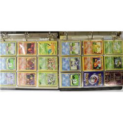 LOT OF 2 BINDERS WITH POKEMAN CARDS INCL. SOME