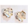 Image 1 : #7-10KT GOLD MOONSTONE (0.76CT) EARRINGS
