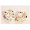 Image 2 : #7-10KT GOLD MOONSTONE (0.76CT) EARRINGS