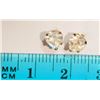 Image 3 : #7-10KT GOLD MOONSTONE (0.76CT) EARRINGS