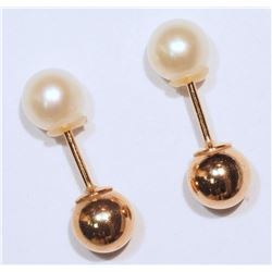 #13-STERLING SILVER FRESHWATER PEARL 2-IN-1