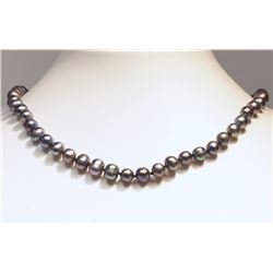 #14-FRESHWATER PEARL NECKLACE W/ COA