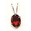 Image 1 : #15-10KT GOLD GARNET (1.19CT)
