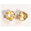 Image 2 : #39-10KT GOLD CITRINE EARRINGS