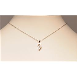 #41-ST. SILVER RHODIUM PLATED DIAMOND SEVEN