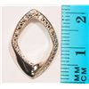 Image 2 : #49-STERLING SILVER DIAMOND PENDANT