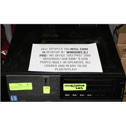 DELL OPTIPLEX 790 INTEL CORE i5 DESKTOP W/ WIN 8.1