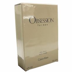 OBSESSION FOR MEN AFTERSHAVE BY CALVIN KLEIN 4 OZ.