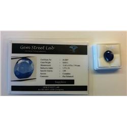 8.60 CT SAPPHIRE GEM STONE WITH COA
