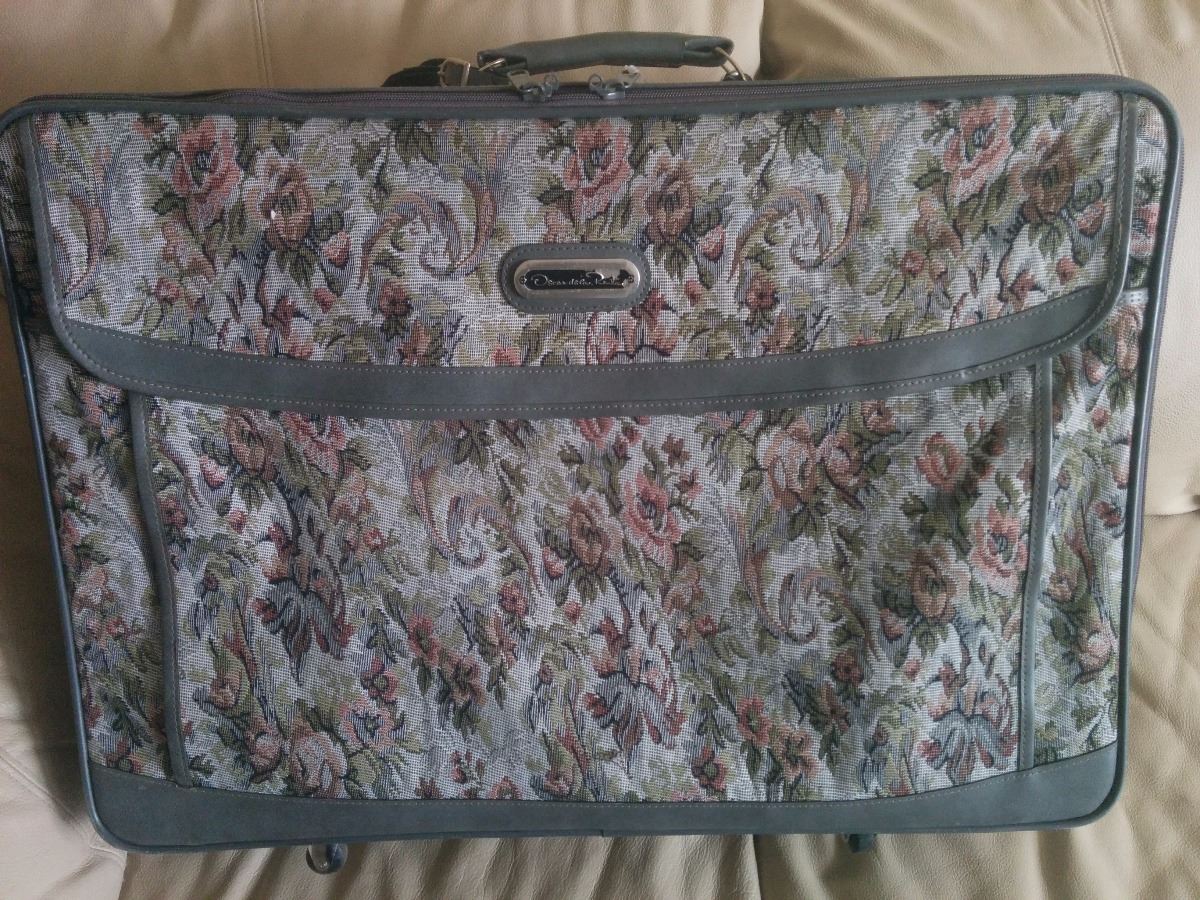 oscar de la renta luggage vintage