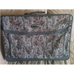 VINTAGE OSCAR DE LA RENTA SUITCASE ON WHEELS