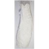 Image 1 : 3-STRAPLESS LACE OVERLAY WEDDING GOWN W/RINESTONES