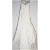 Image 2 : 3-STRAPLESS LACE OVERLAY WEDDING GOWN W/RINESTONES
