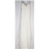 Image 2 : 4-STRAPPED CHIFFON WEDDING GOWN W/ TRAIN