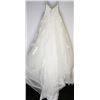 Image 2 : 14-LACE EMROIDERED STRAPLESS WEDDING GOWN W/ZIPPER