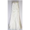Image 1 : 22-SATIN STRAPLESS BEADED TOP WEDDING GOWN