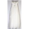 Image 1 : 24-FULL LACE STRAPLESS WEDDING GOWN W/EMBROIDERED