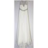 Image 1 : 26-IVORY BEADED WEDDING GOWN, ZIPPERED BACK
