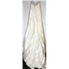Image 2 : 30-SATIN STRAPLESS WEDDING GOWN W/BEADED WAIST