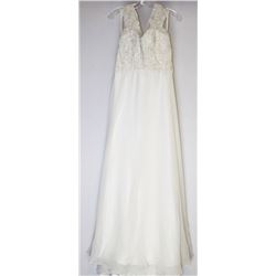 32-FULL LACE LONG GOWN W/ ZIPPERED BACK