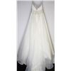 Image 2 : 33-STRAPLESS LACE COVERED FULL GOWN W/TRAIN,