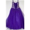 Image 2 : 41-PURPLE LACE BEADED BODICE STRAPLESS CORSET TOP