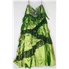 Image 1 : 48-2 PIECE GREEN STRAPLESS LAYERED DRESS