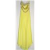 Image 2 : 72-YELLOW OPEN BACK GOWN SIZE 3/4