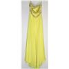 Image 2 : 73-YELLOW OPEN BACK GOWN SIZE 5/6