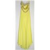 Image 2 : 74-YELLOW OPEN BACK GOWN SIZE 1/2