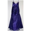 Image 2 : 75-ELECTRIC BLUE LAYERED DRESS MULTICOLOURED