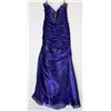 Image 1 : 76-ELECTRIC BLUE LAYERED DRESS MULTICOLOURED